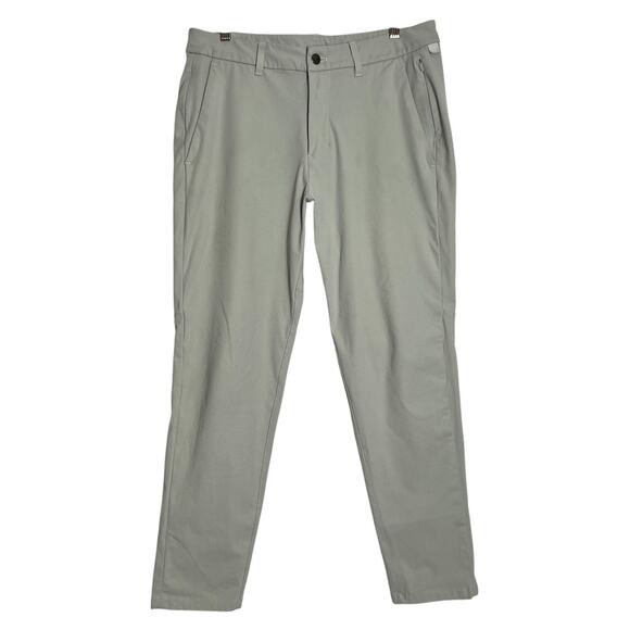 Lululemon Commission Pant Slim Fit Warpstreme SIZE 32 x 28 Silver Drop ABC Chino - Picture 1 of 13